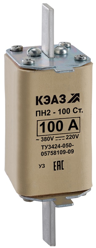 Вставка плавкая предохранителя Кэаз ПН2-100 25А фото Вставка плавкая предохранителя Кэаз ПН2-100 25А картинка